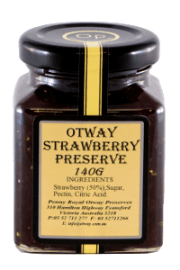 Otway Preserves Strawberry Preserve 140g